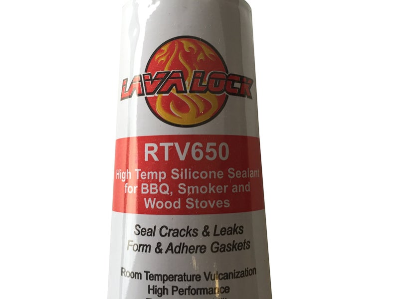 LavaLock RTV 650 F BBQ Grill Smoker Sealer Hi Temp Silicon Adhesive 3 oz. (2.8 Fluid Ounce) - Image 5